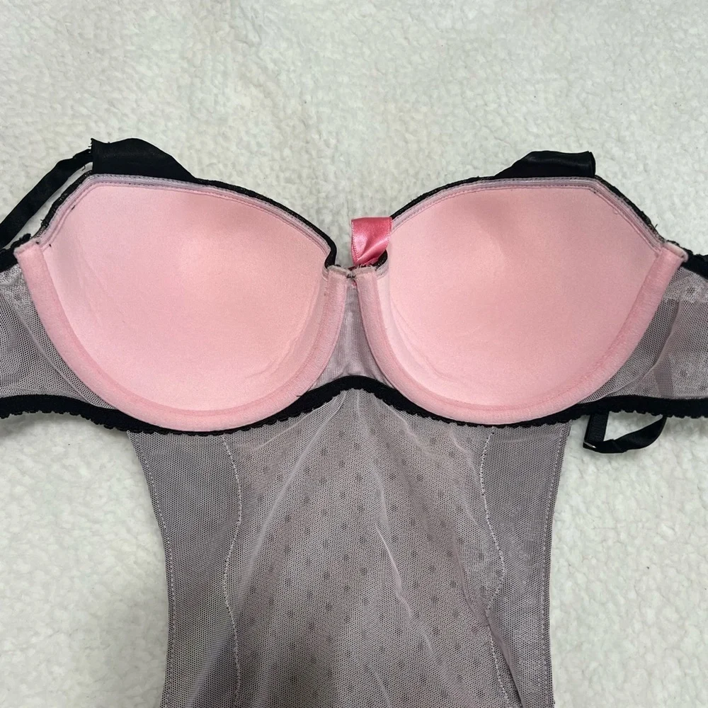 Victoria’s Secret Sexy Little Things Lace Bustier Babydoll – 36B